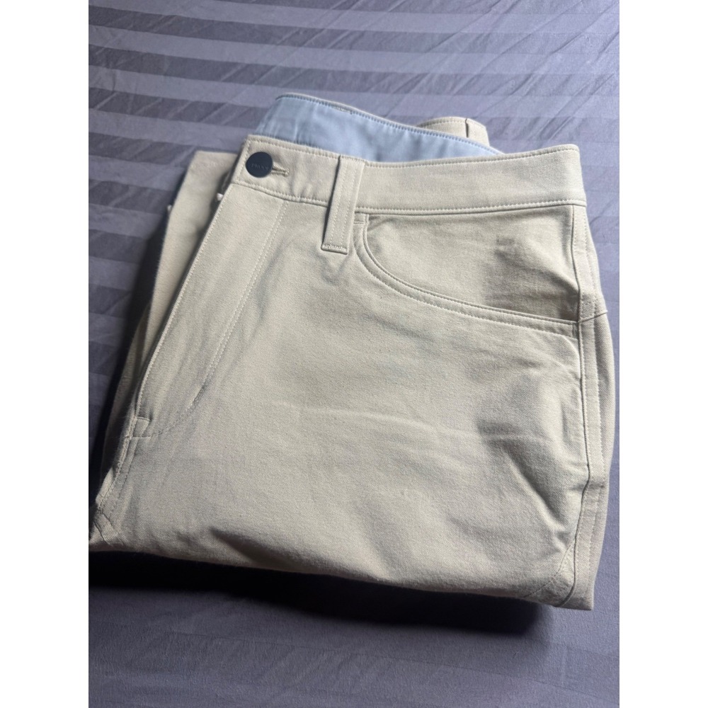 Proof Rover Straight Leg Pants Khaki Tan Stretch Canvas Mens 30x32